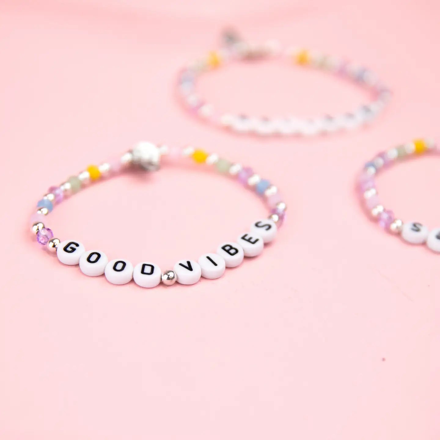 Beaded Good Vibes Bracelet