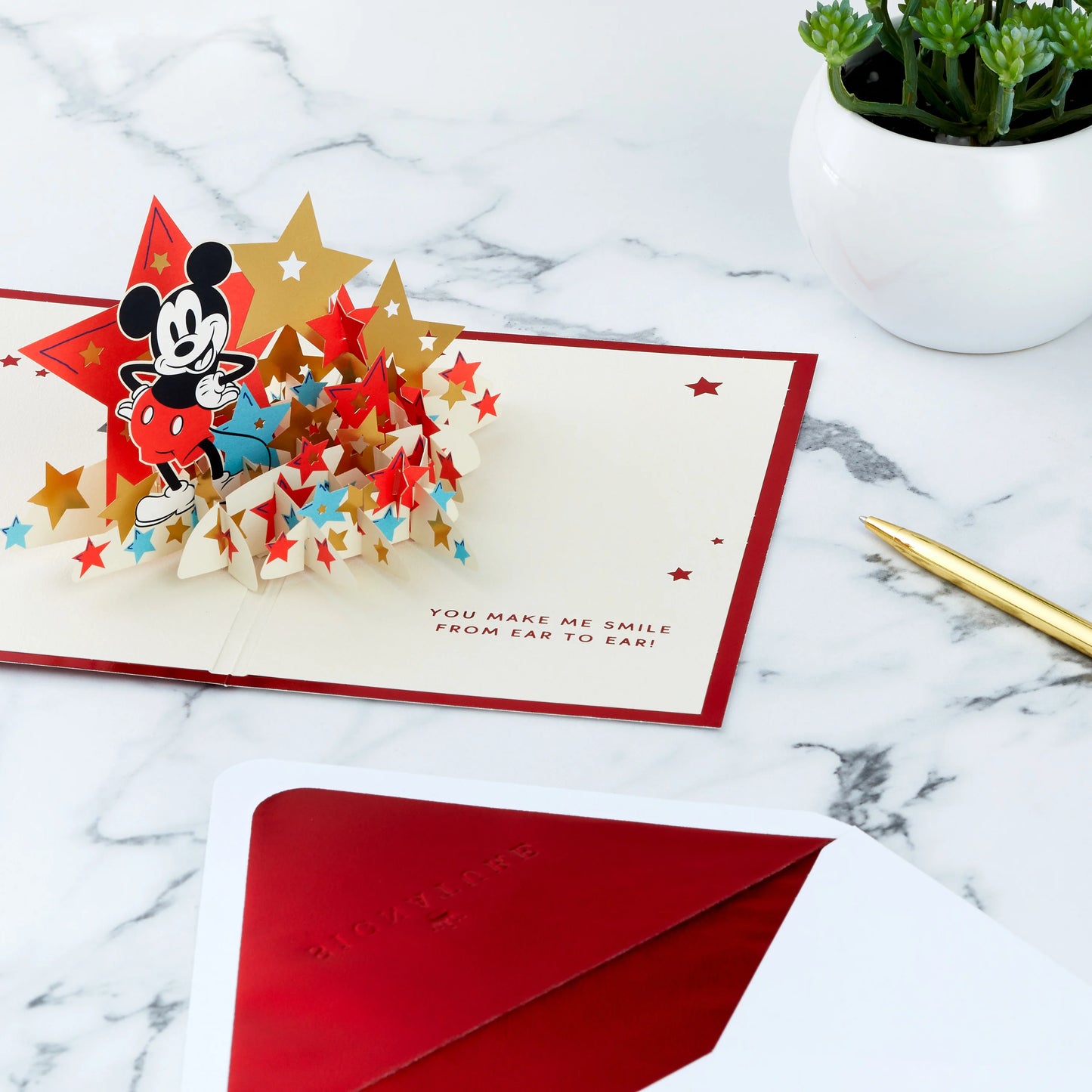 Any Occasion Card - 3D Pop-Up Disney Mickey Mouse Design