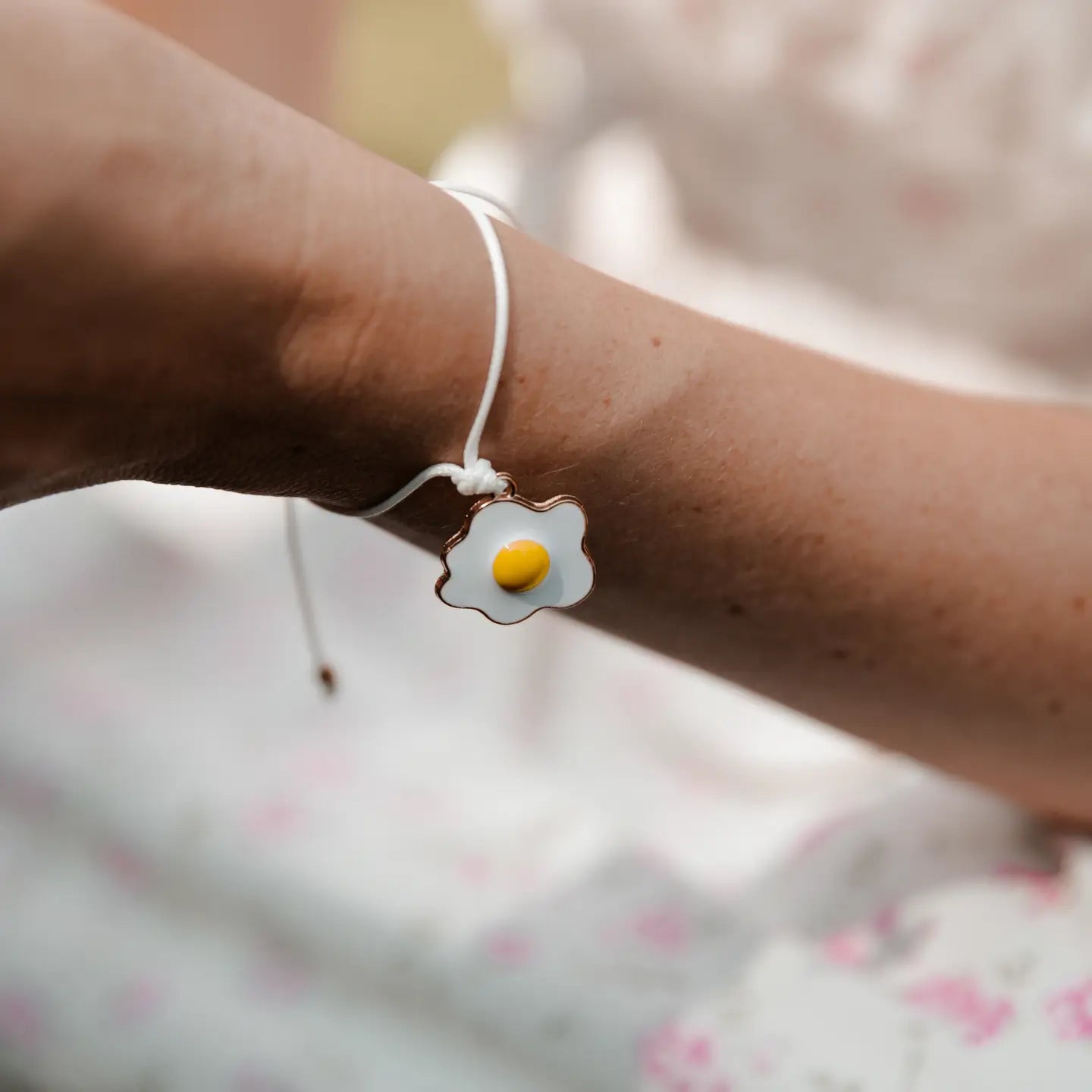 Eggs-Celent Fried Egg Fun Bracelet