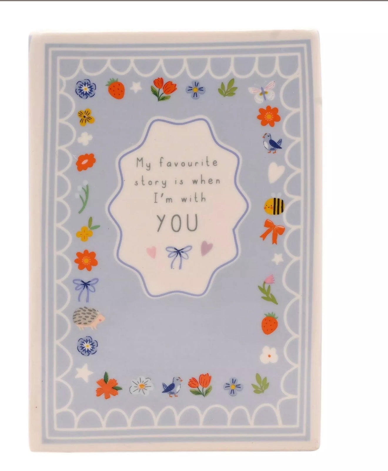 Love Life Book Vase 15cm - When I'm With You