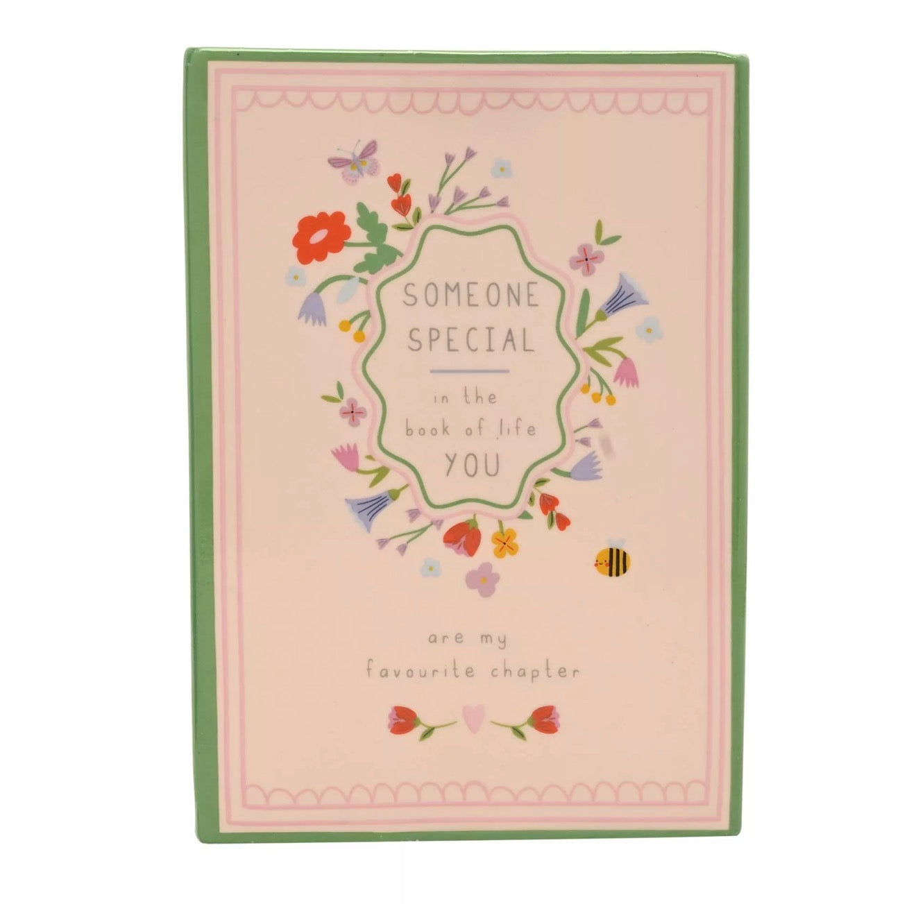 LOVE LIFE BOOK VASE 15CM - SOMEONE SPECIAL