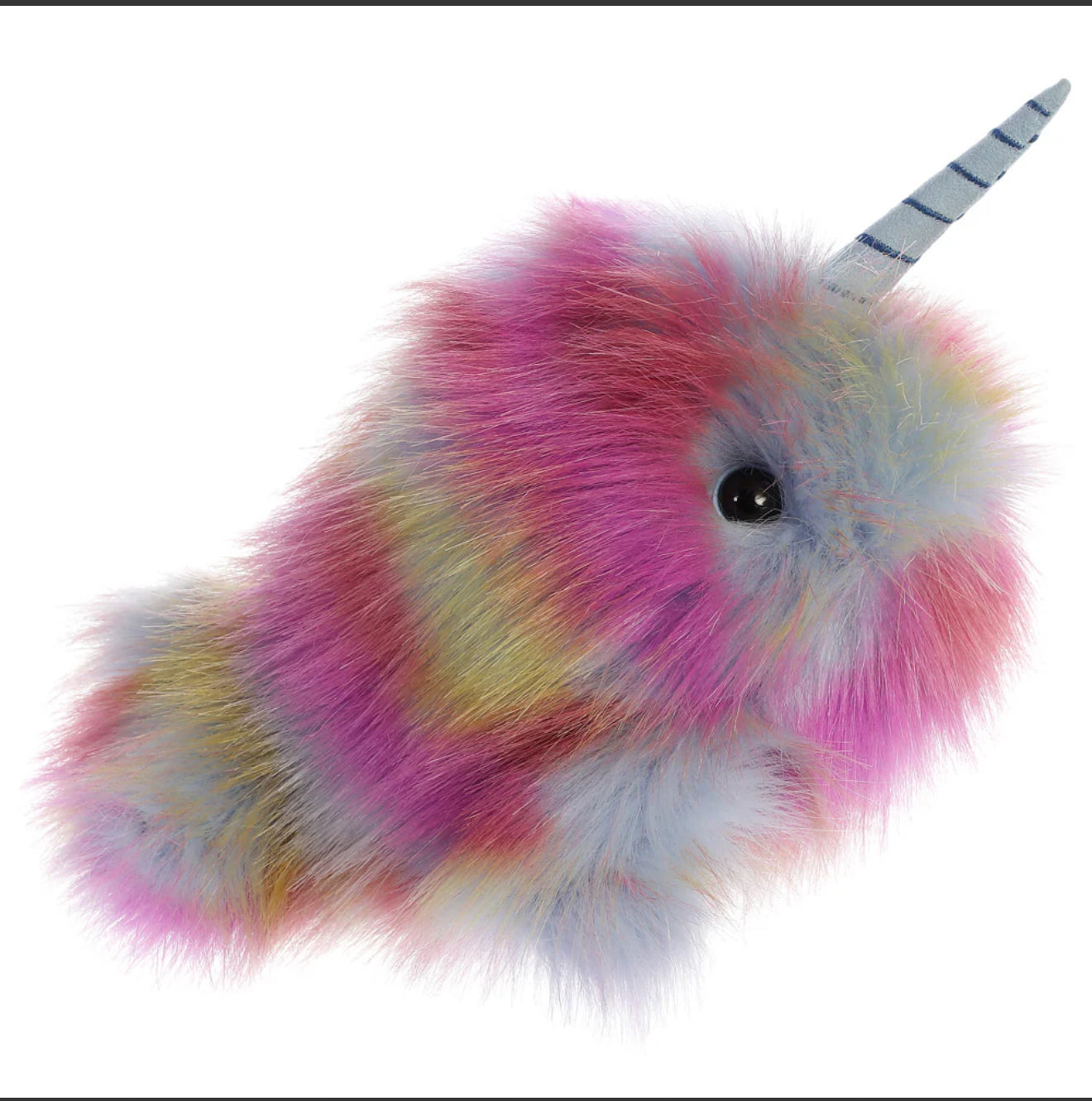 Aurora Lux Boutique Rainbow Narwal soft toy