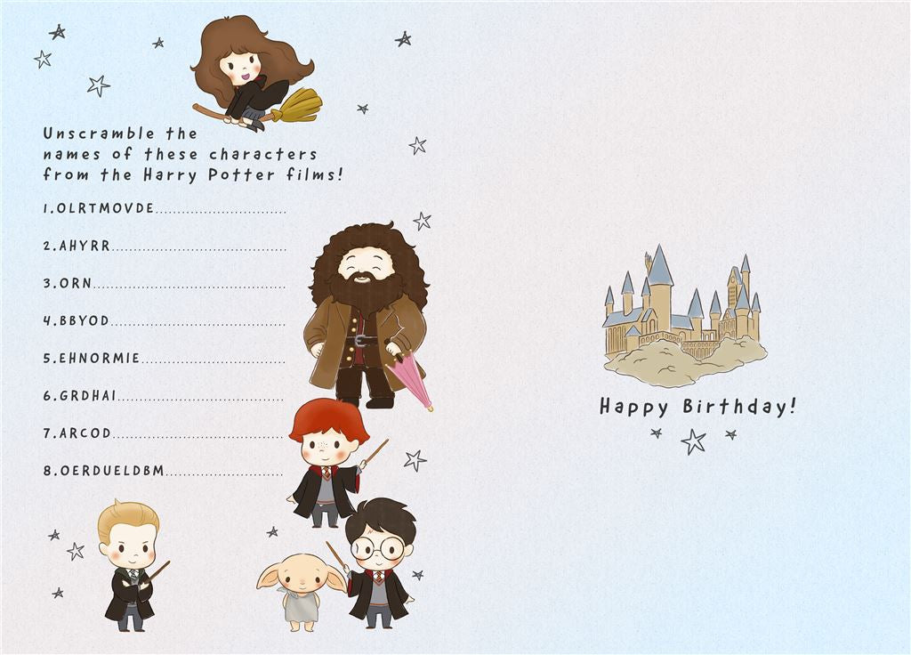 You’re the brightest wizard of your age Harry Potter birthday card by Hallmark