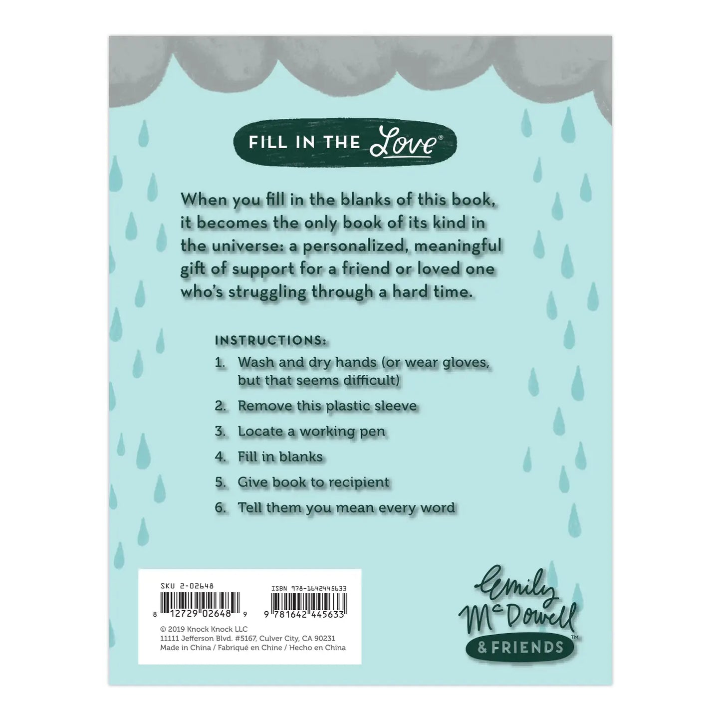 Em & Friends Feel Terrible Fill in the Love Journal