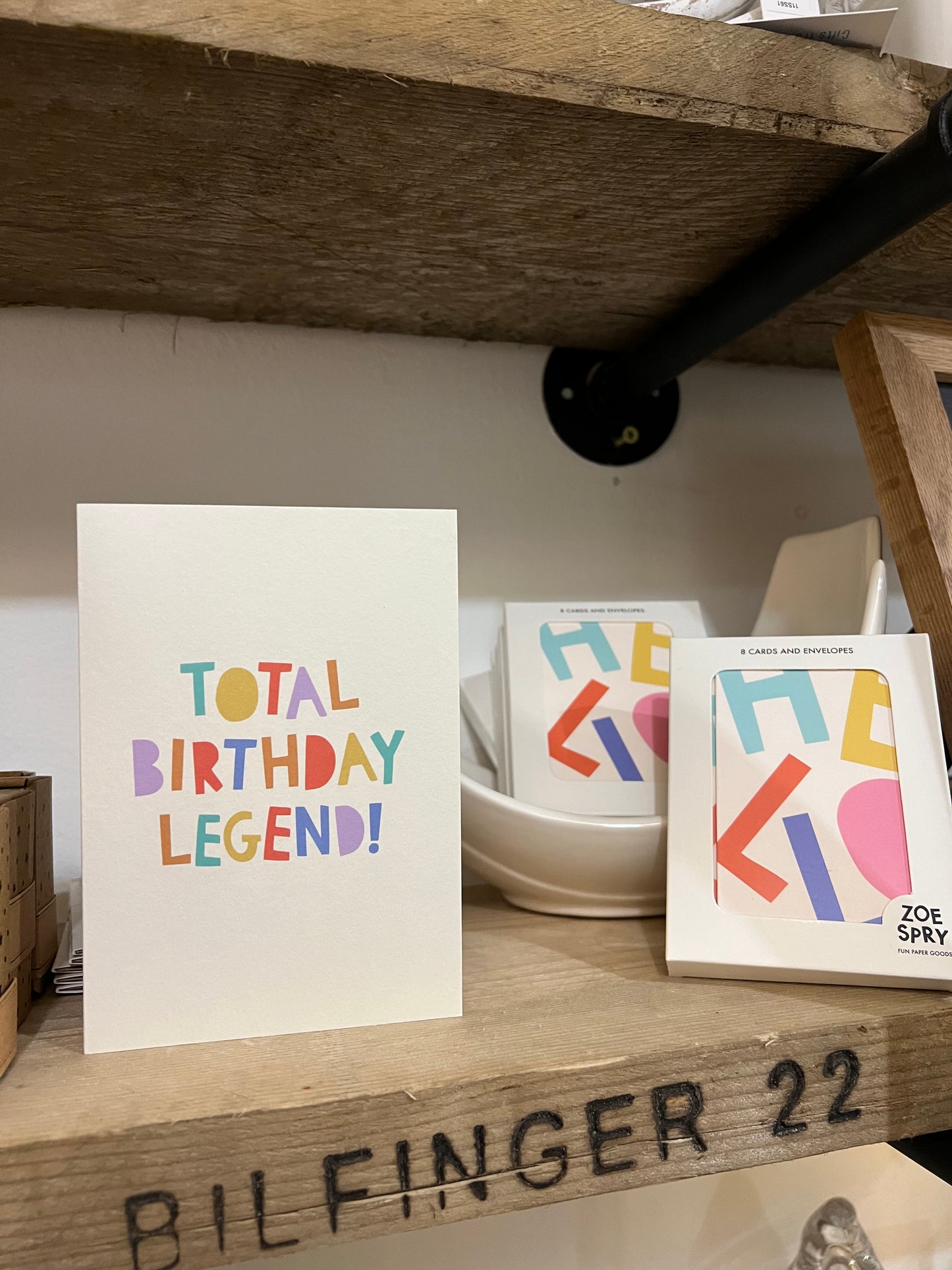 Boxed of 8 cards and envelopes- hello