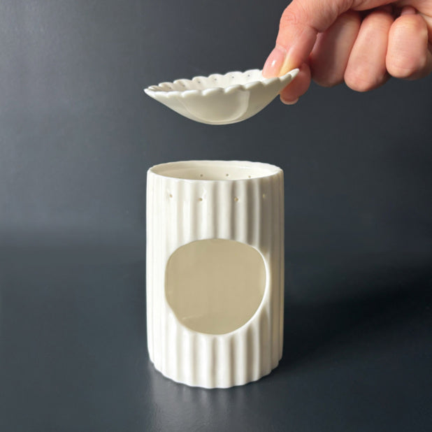 East of India ‘May Your Troubles Melt Away’ Scallop Wax Melt Warmer