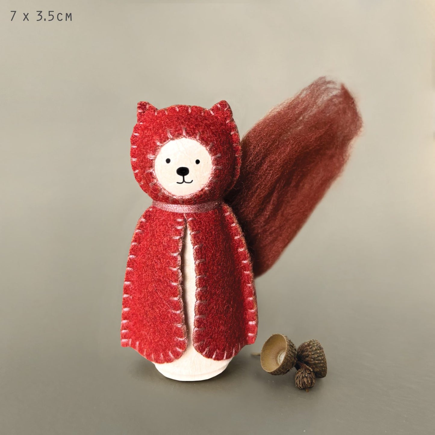 East of India wooden and felt animals