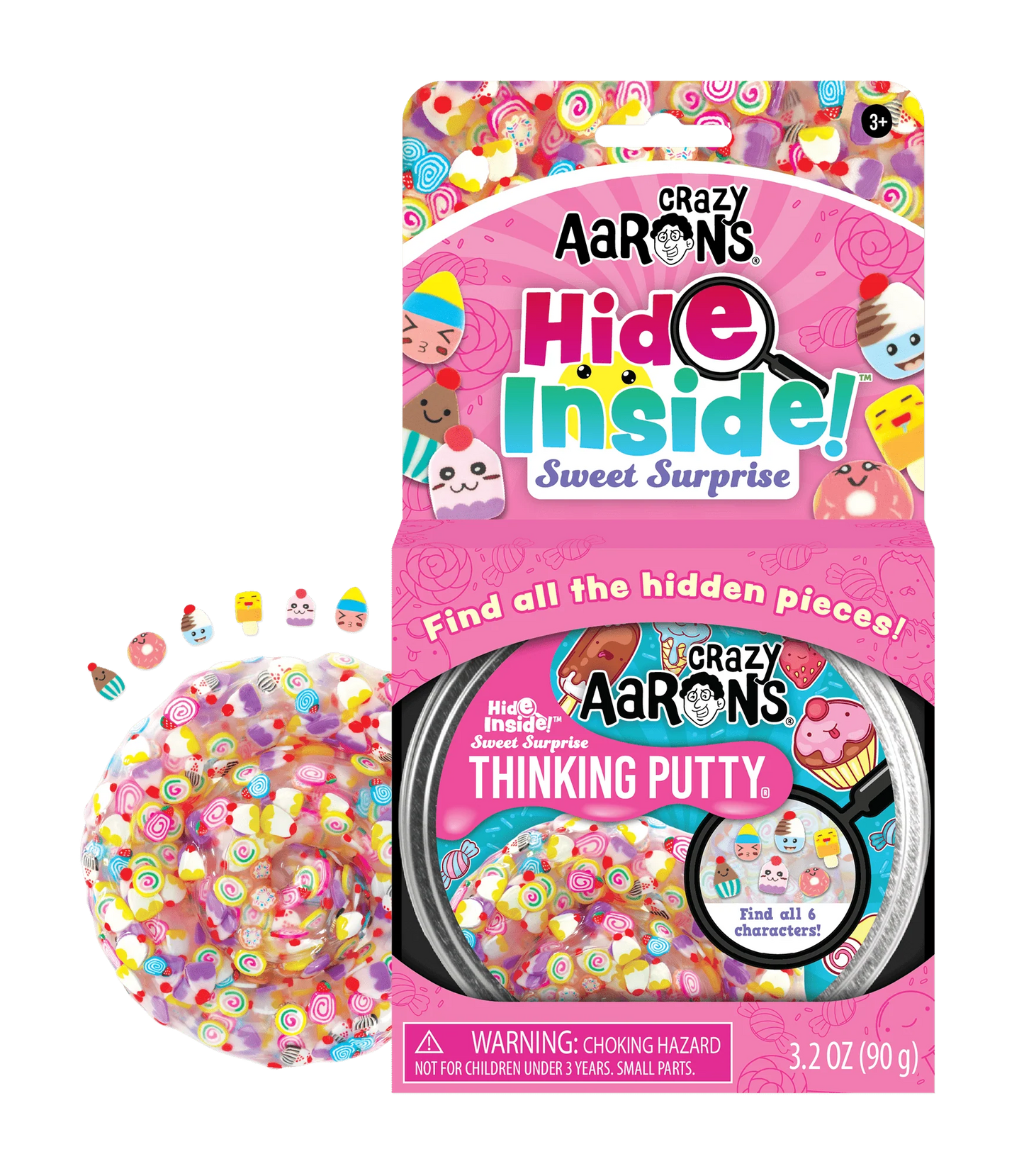 Crazy Aaron’s sweet surprise Hide Inside!® thinking putty