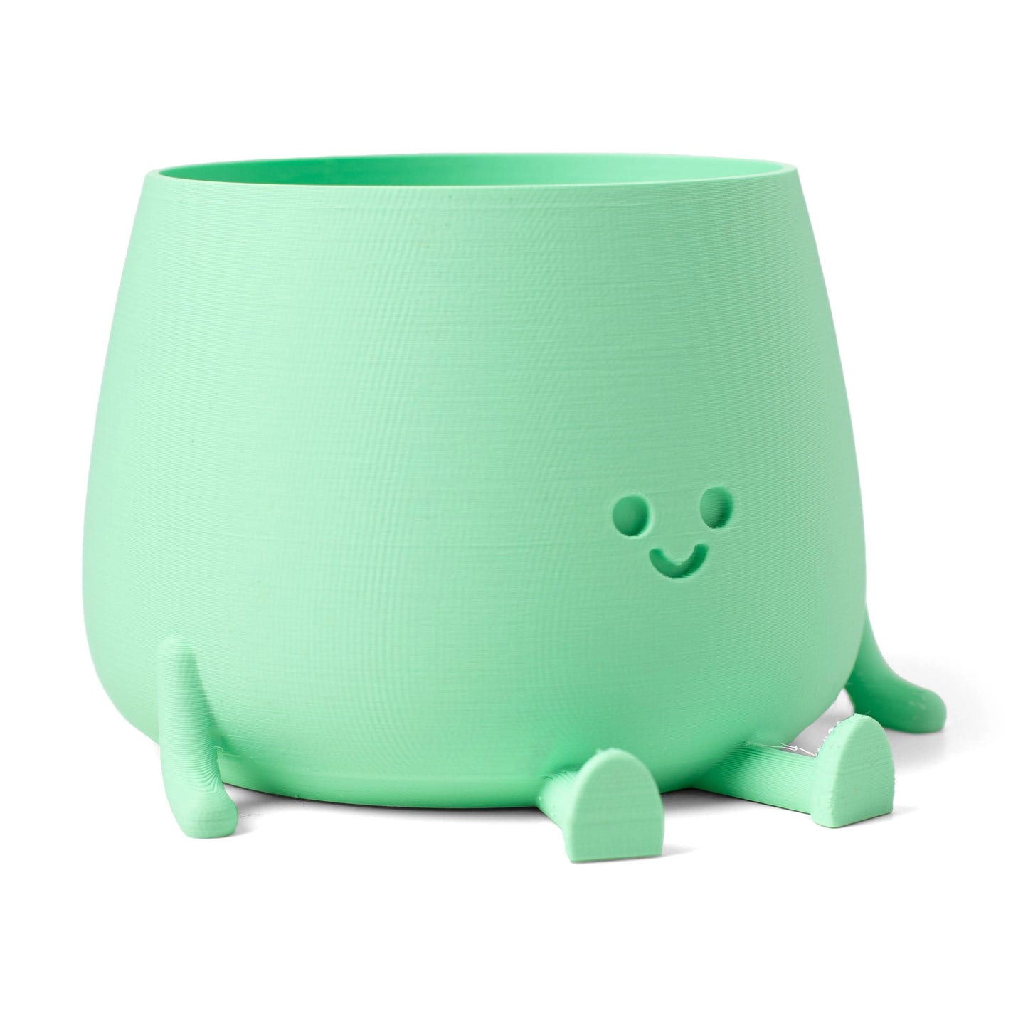 Happy Pot Planter - Mint Green