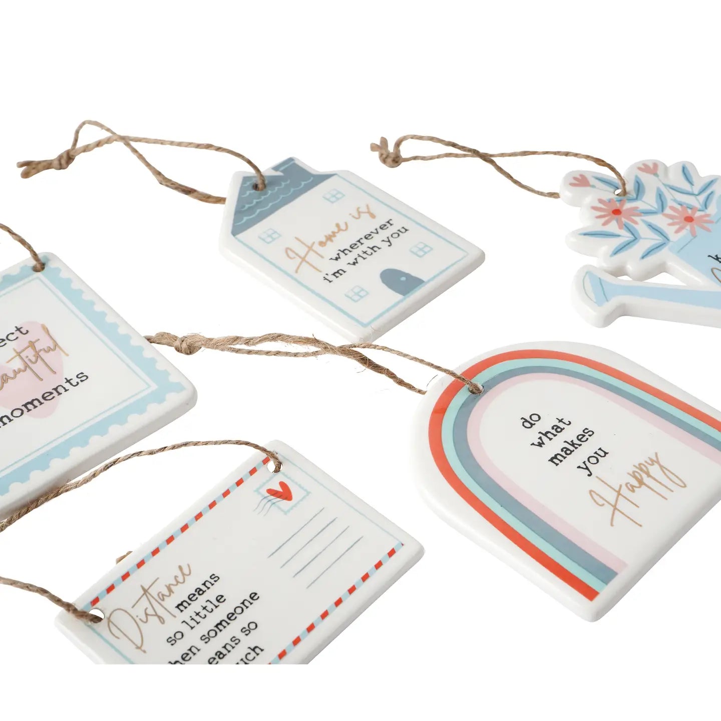 Just Smile ceramic hanging decoration