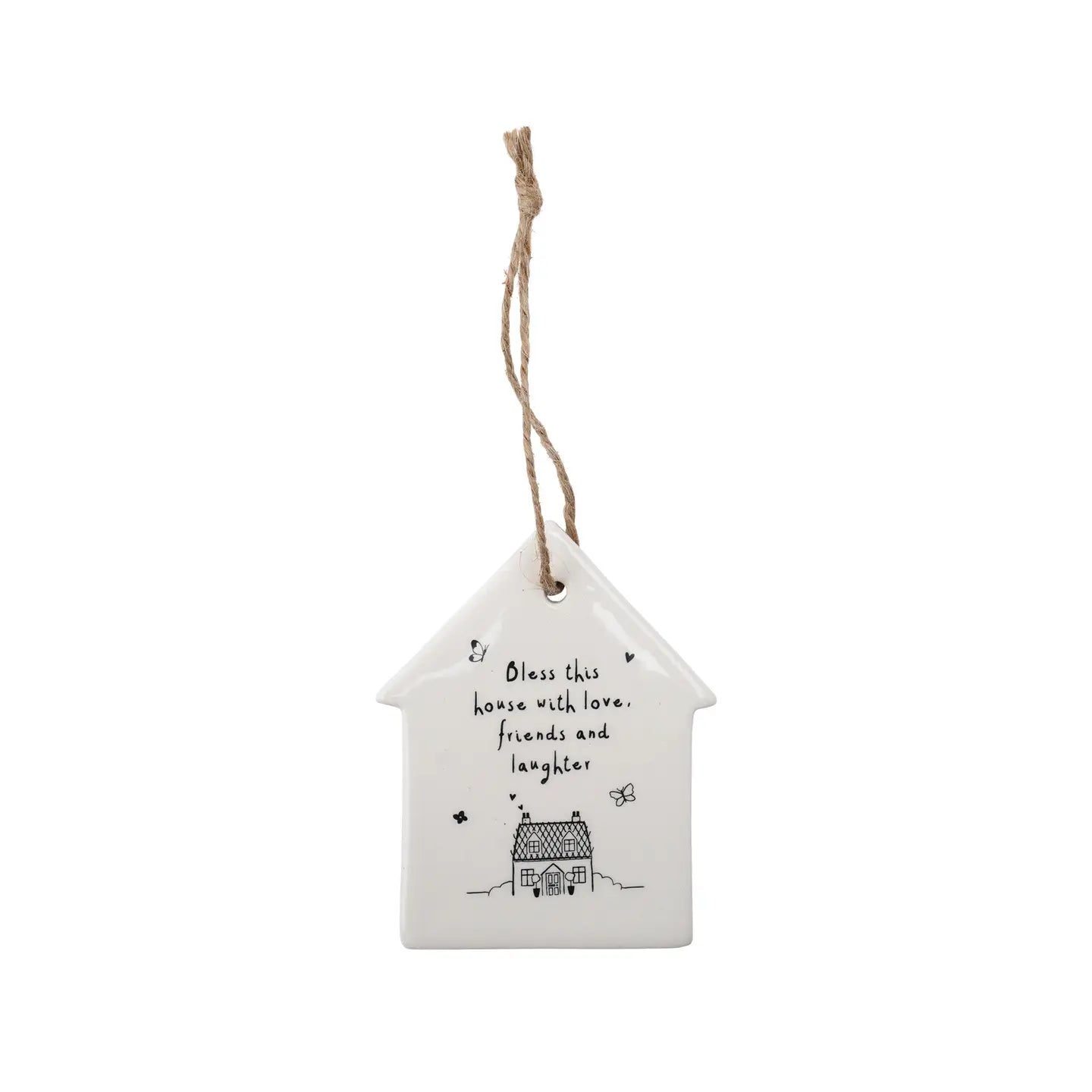 Send with Love Bless This House Ceramic Hanger
