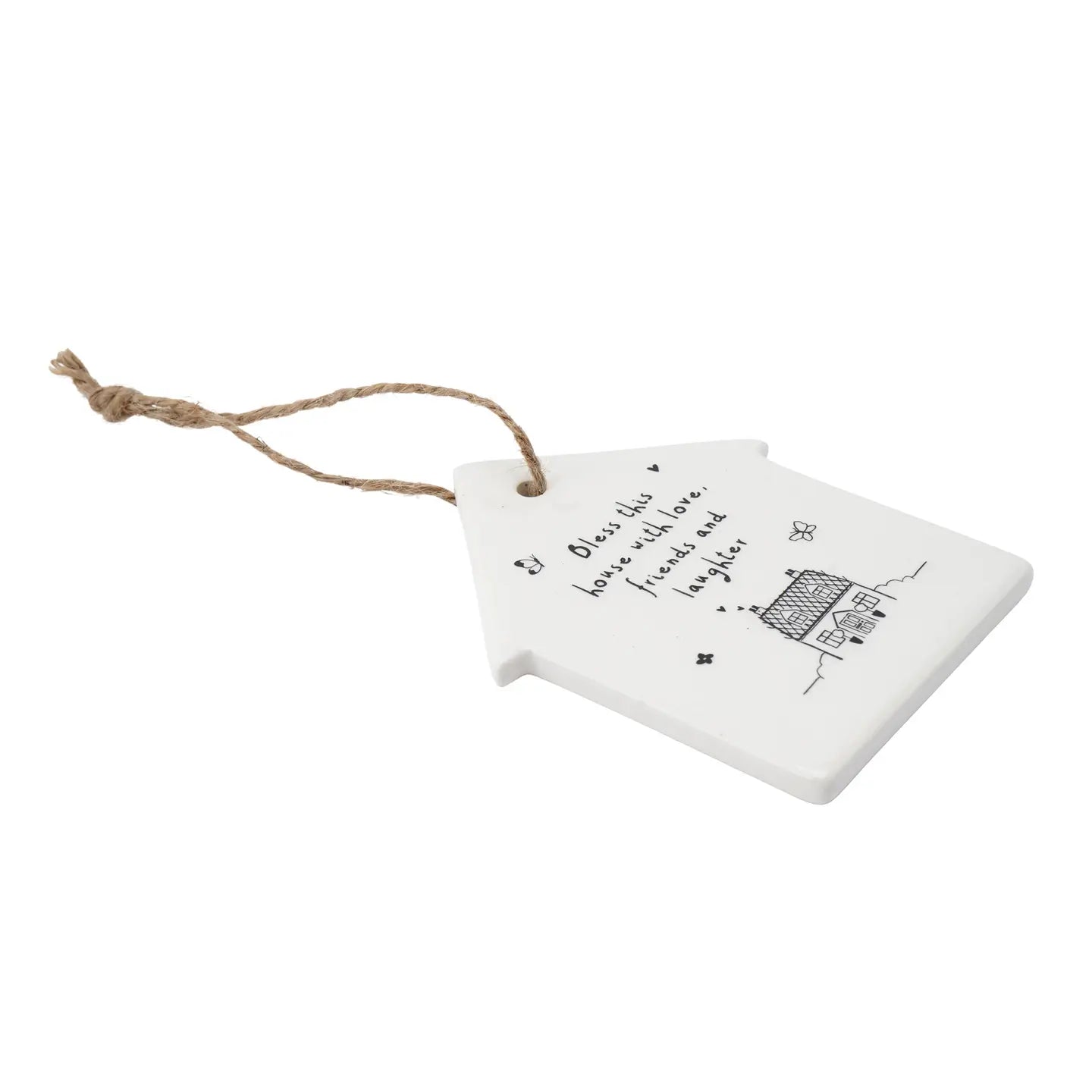 Send with Love Bless This House Ceramic Hanger