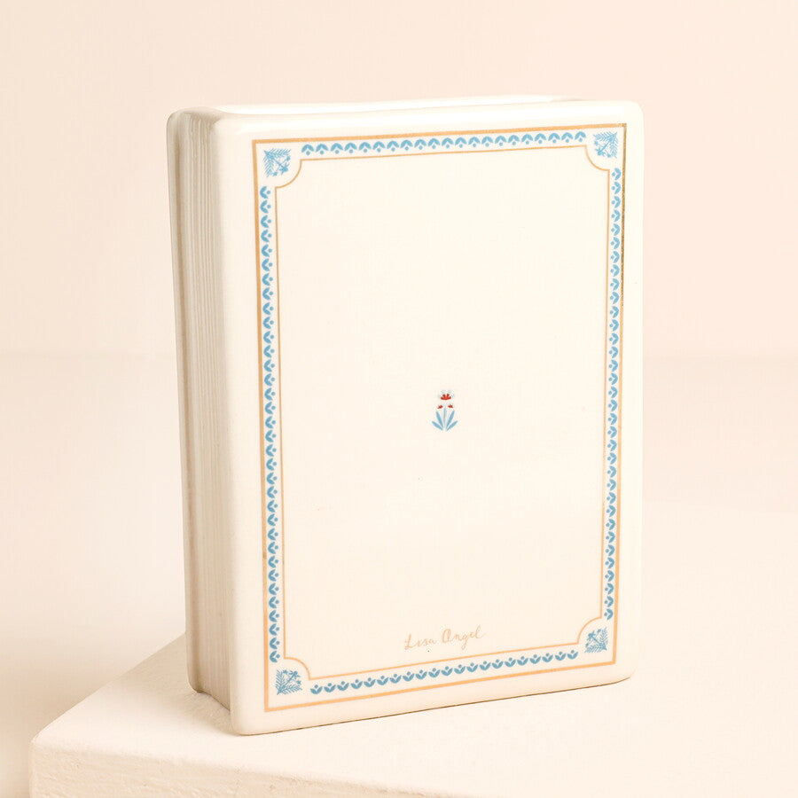 TALE AS OLD AS TIME MINI CERAMIC BOOK VASE