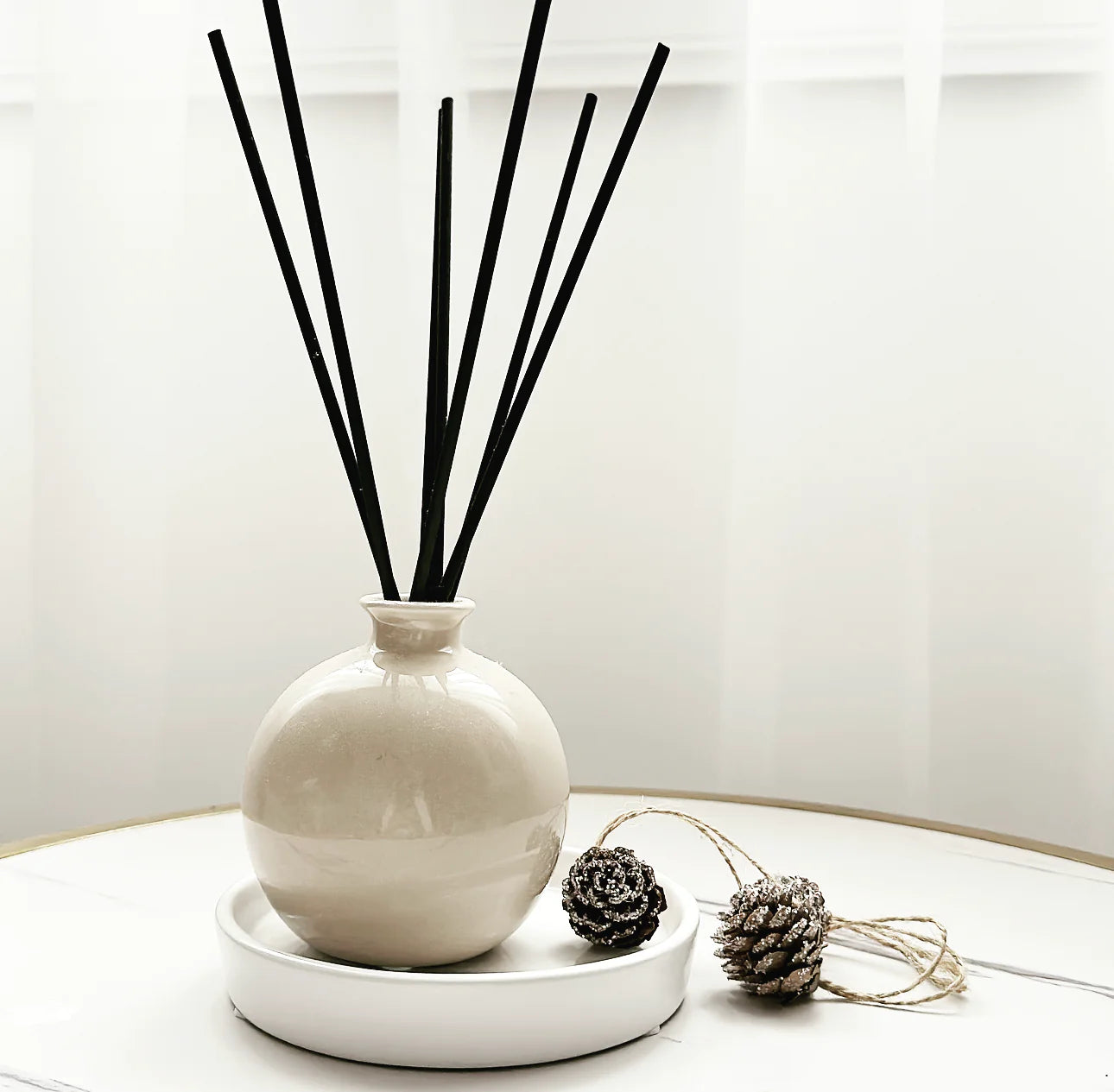 White Ceramic Display Plate