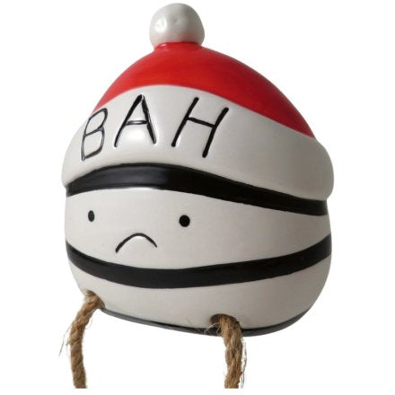 Porcelain Humbug Shelf Sitter Christmas ornament