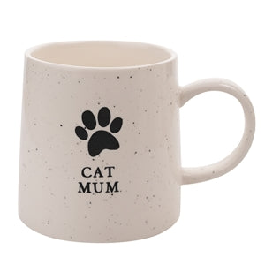 Cat mum white ceramic mug
