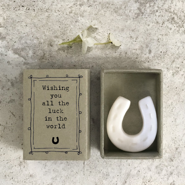 East of India matchbox Matchbox-Wishing you luck