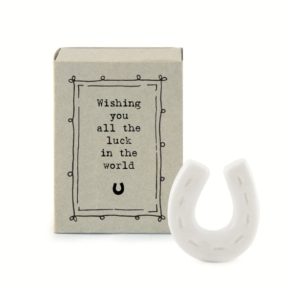 East of India matchbox Matchbox-Wishing you luck