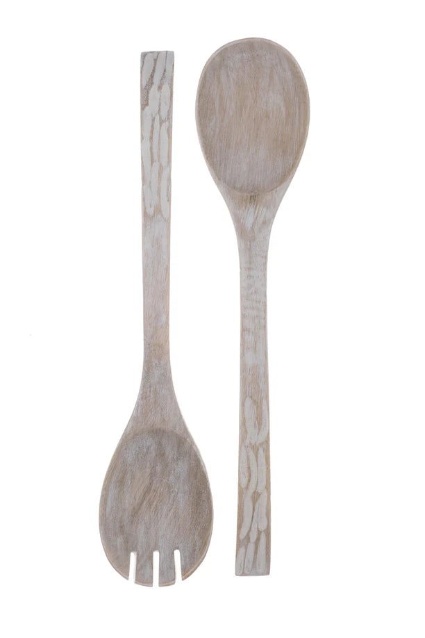 Shoeless Joe Bleached Mango Salad Servers