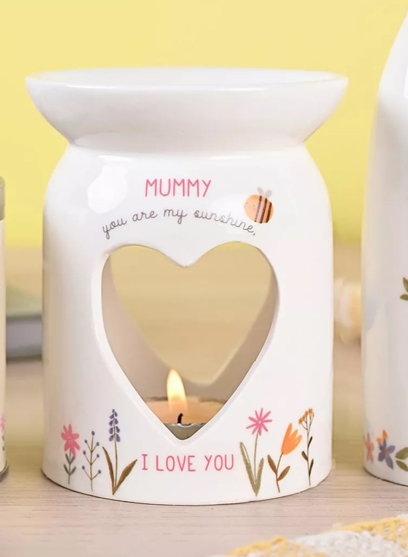 LOVE LIFE WAX MELT BURNER - choice of 2. Mum or Mummy