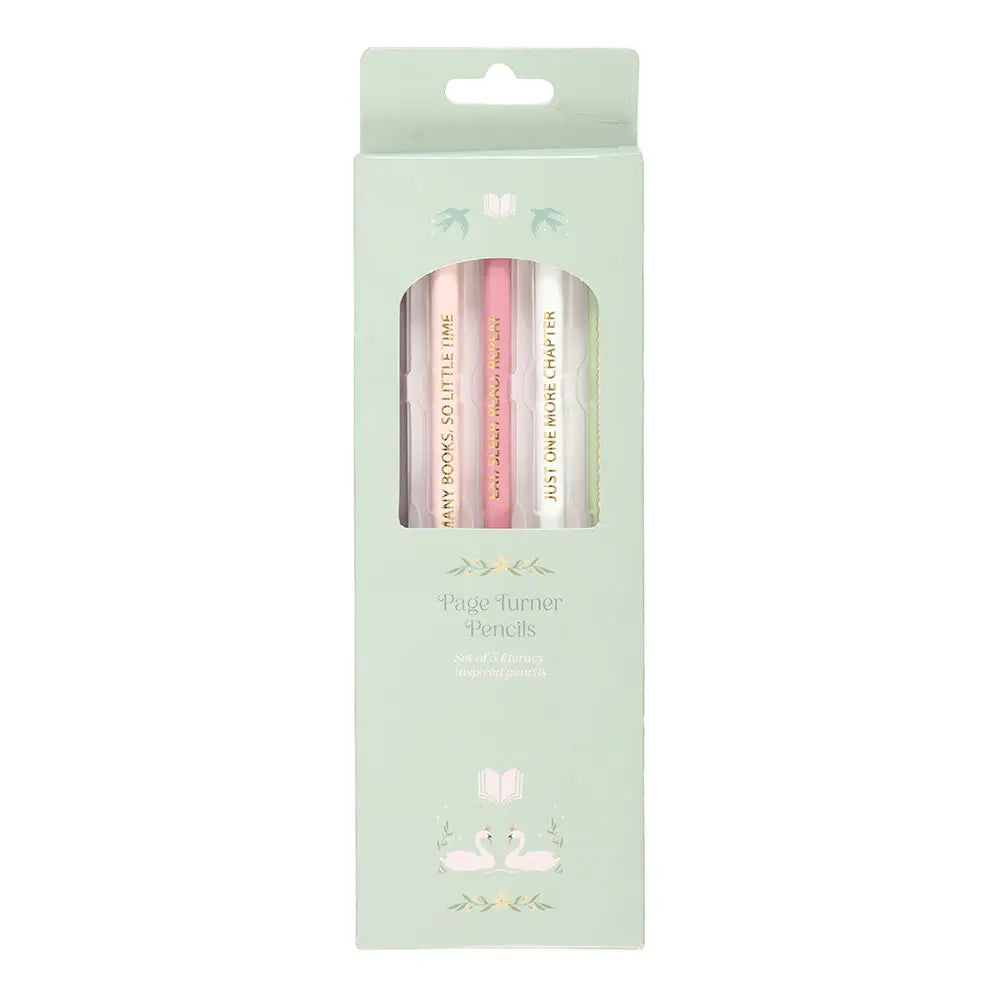 Pack of 5 Book Inspired Pencils