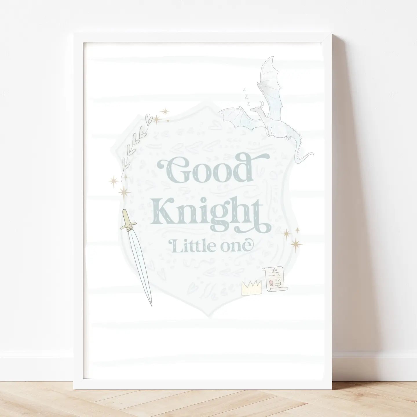 Dreamy Pastel Good Knight - Myth & Legend Print