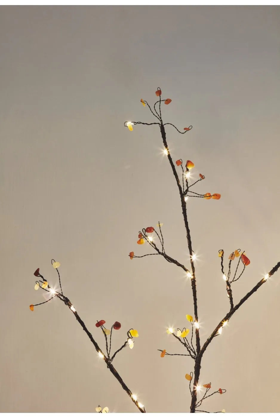 Lightstyle London Amber Gemstone Tree 80cm