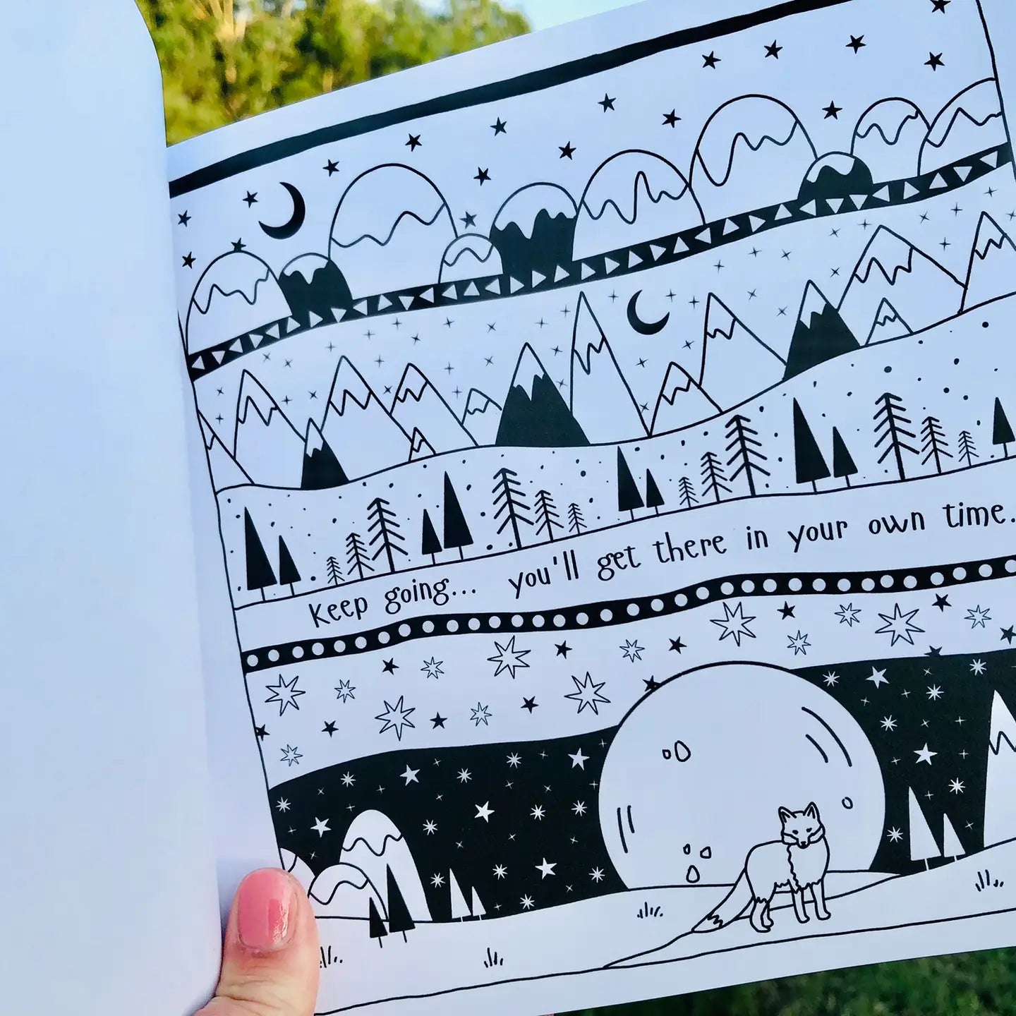 Official Colouring Book By Fox Under The Moon