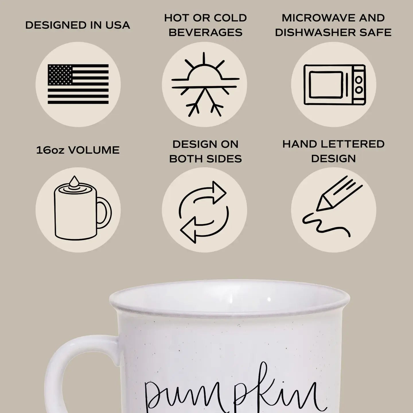 Pumpkin Spice Coffee Mug - Fall Home Decor & Gifts