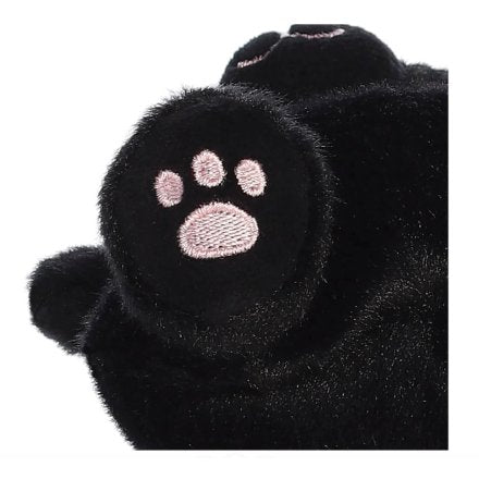 Twilight Black Cat Palm Pal, 13cm