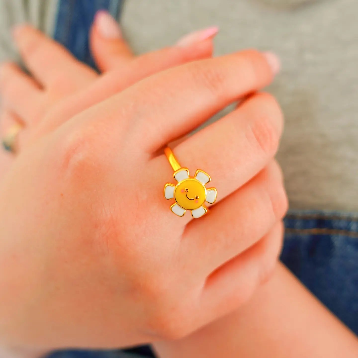 Daisy Spinner Ring ( anti anxiety/ fidgety)