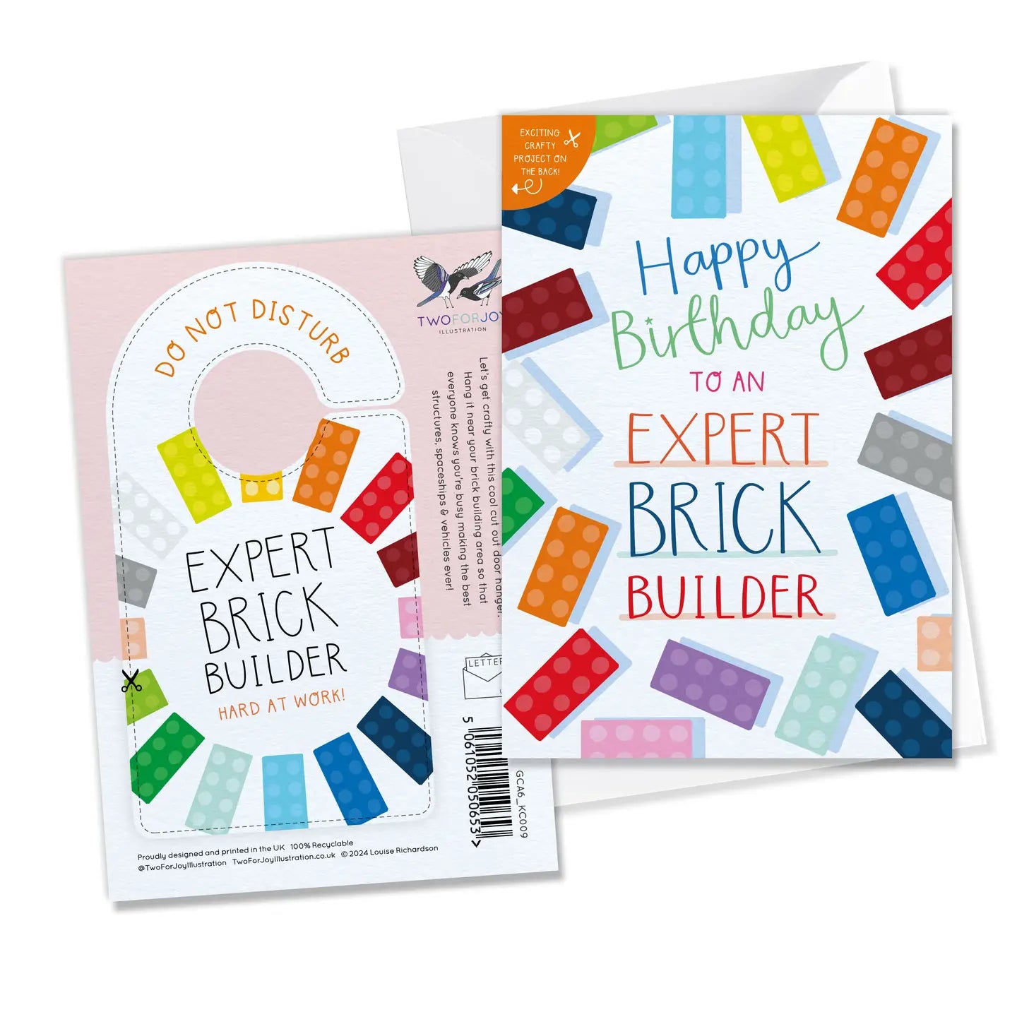 Expert Brick Builder Birthday Card with Crafty Project