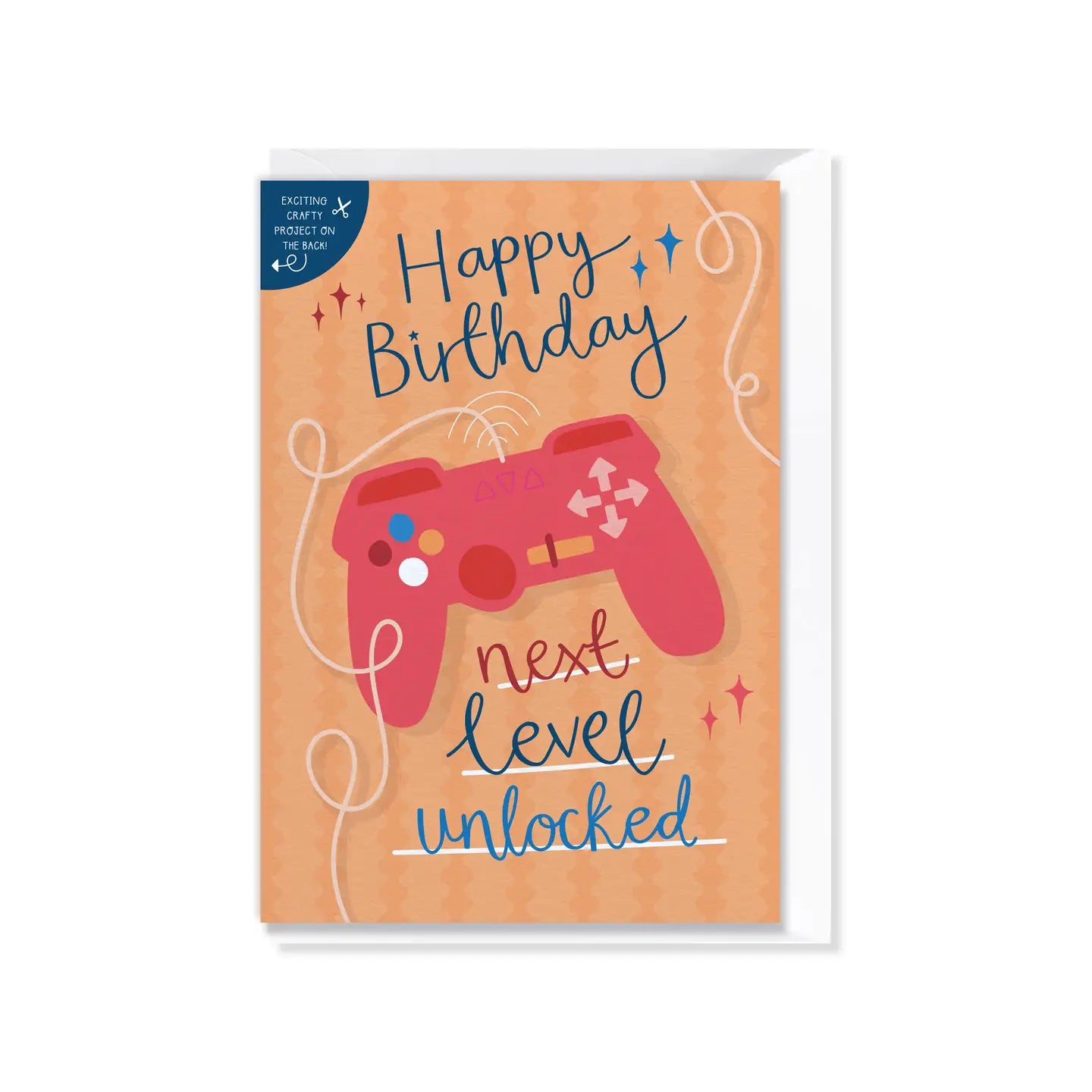 Next Level Unlocked - Birthday Card with Crafty Project