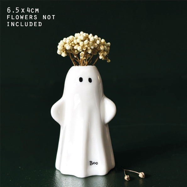 East of India ceramic ghost vase