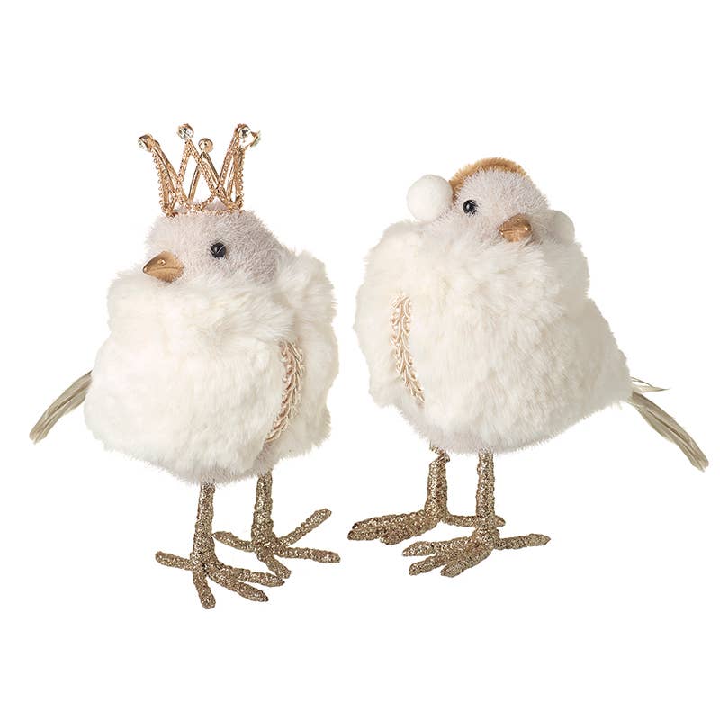 Heaven Sends - STANDING BIRDS IN FUR COATS MIX