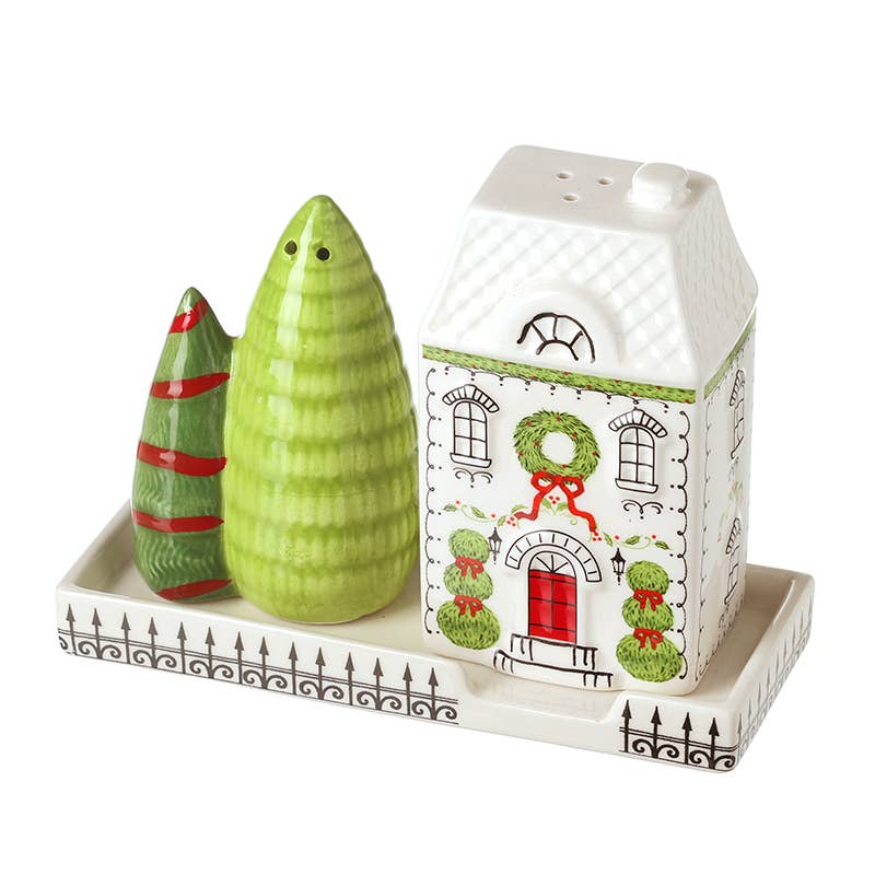 Heaven Sends - HOUSE & TREE SALT & PEPPER SHAKERS SET