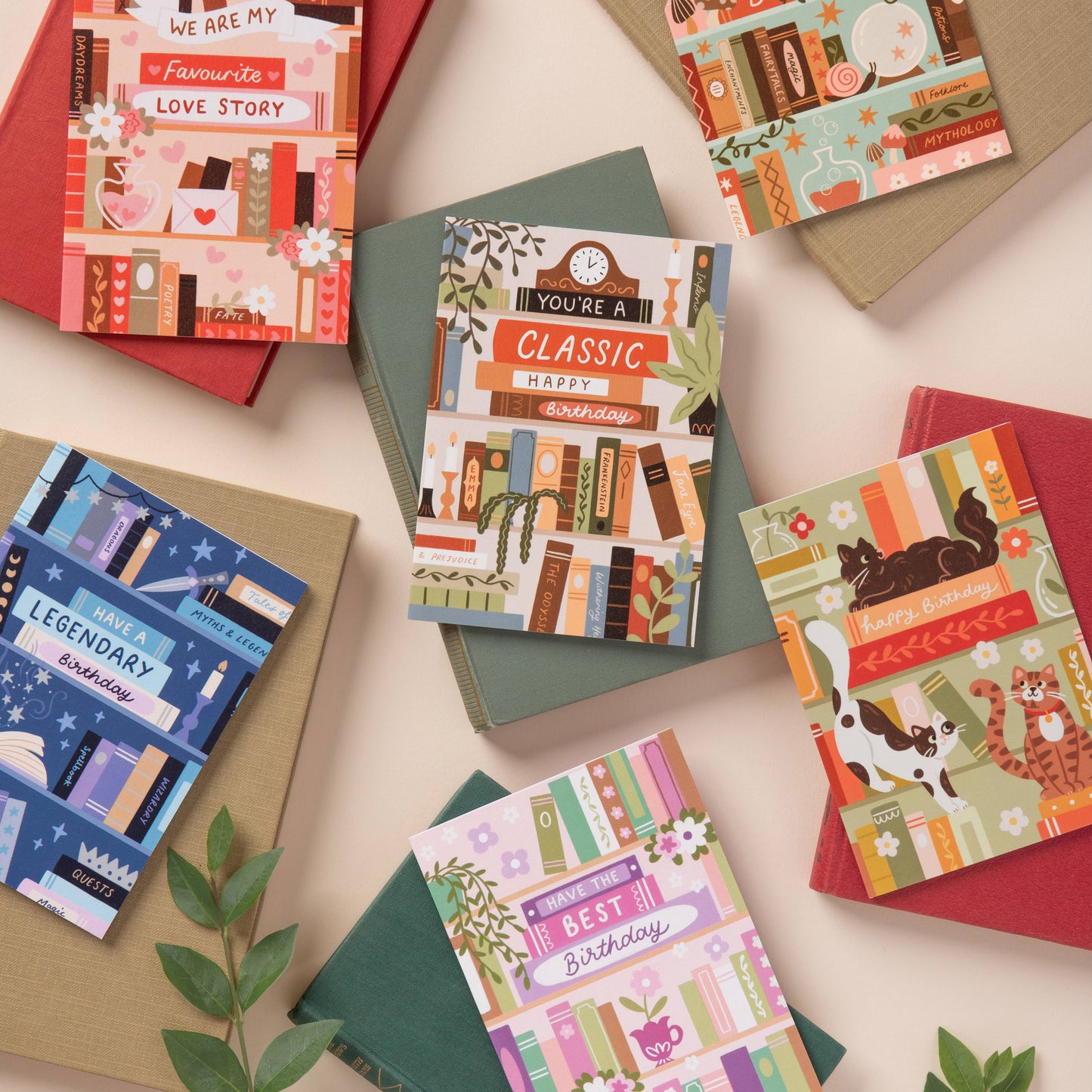 Hopscotch Paper Co. - Legendary Book Birthday Card - Birthday Card for Readers