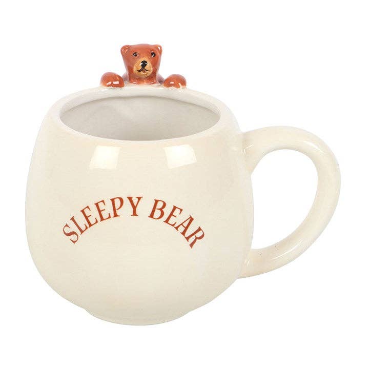 Something Different Wholesale - Sleepy Bear Rounded Mug