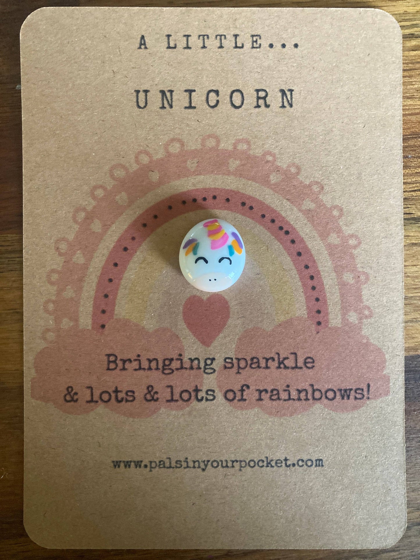 Pals in your Pocket - Unicorn Princess Party Charms With Glitter Decor
