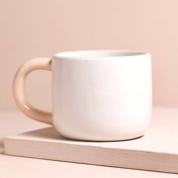 Lisa Angel - Ceramic Orange Heart Nan Mug