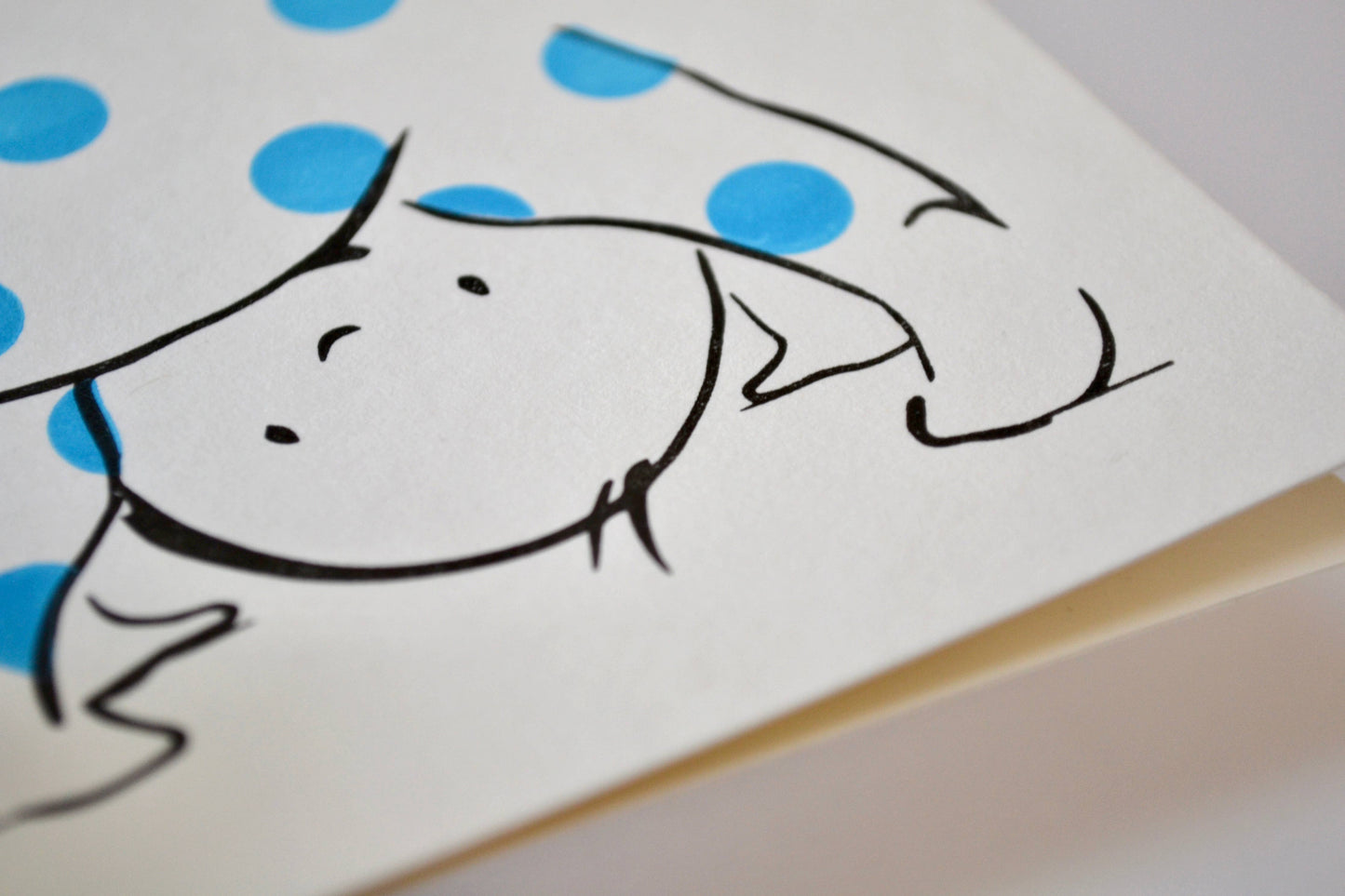 Alex & Olive - Baby Boy Handcrafted Greeting Card - Letterpress Printed