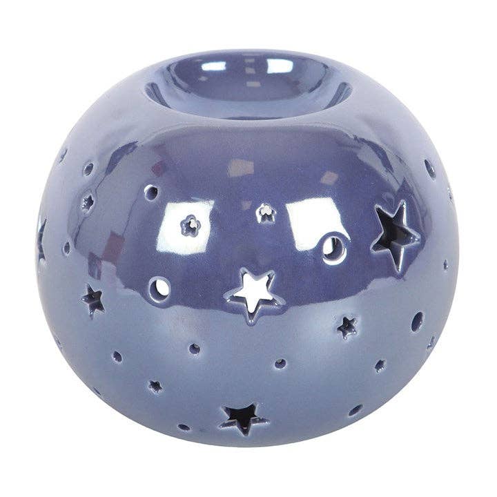 Purple Iridescent Star Oil Burner and Wax Warmer -birthday gift, mothers day gift