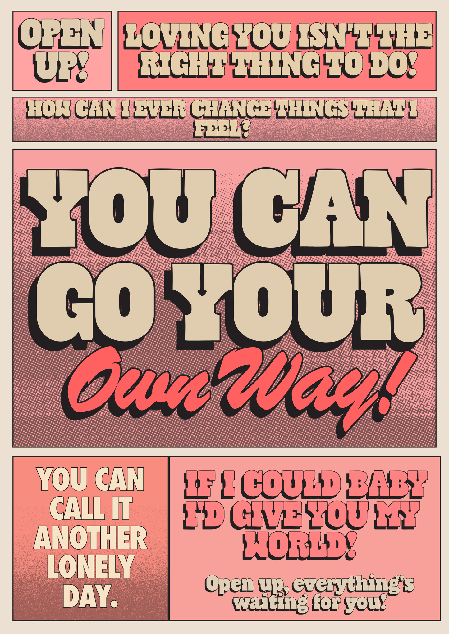 Blue Iris Designs Co - Go your own way Music Inspired print