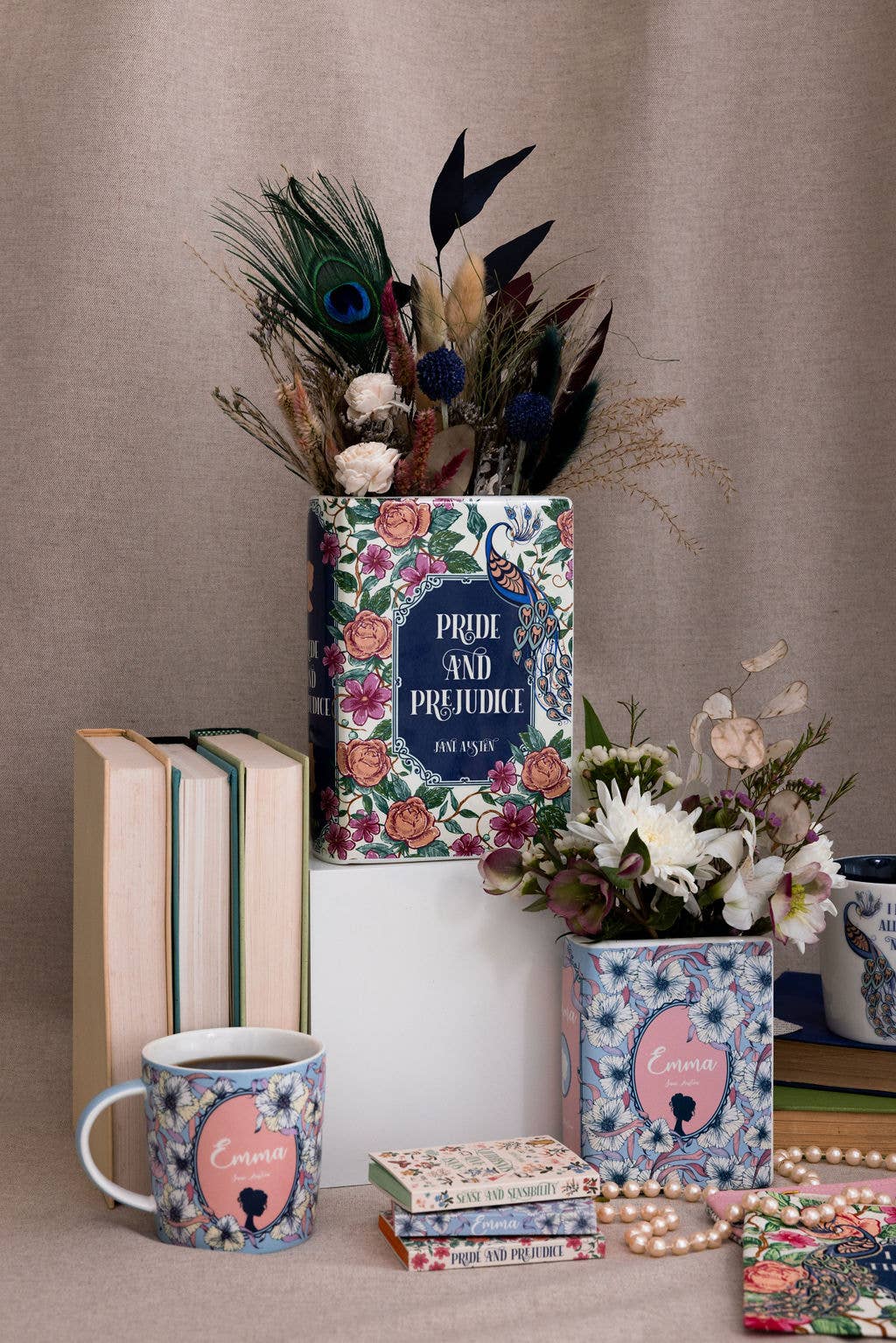 Steel Mill & Co UK - Mini Book Notepad Set, Jane Austen
