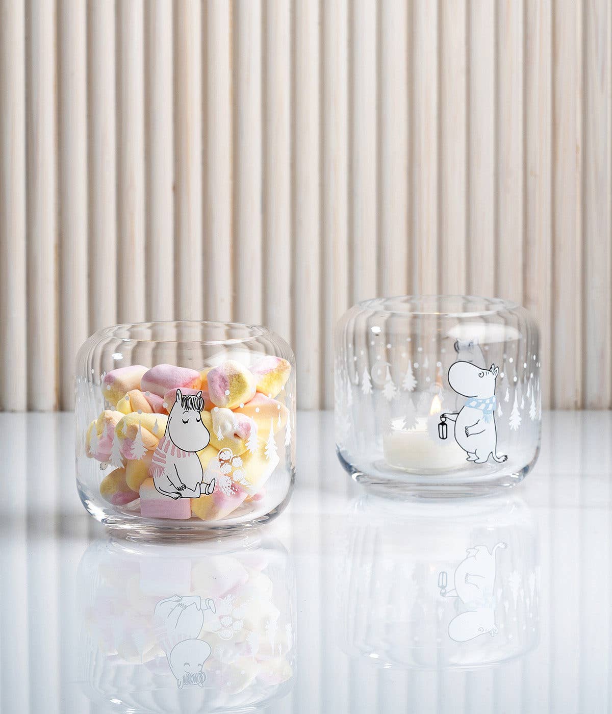 Muurla - MUURLA | Moomin | Tealight Holder / Bowl | Snowfall | 8cm