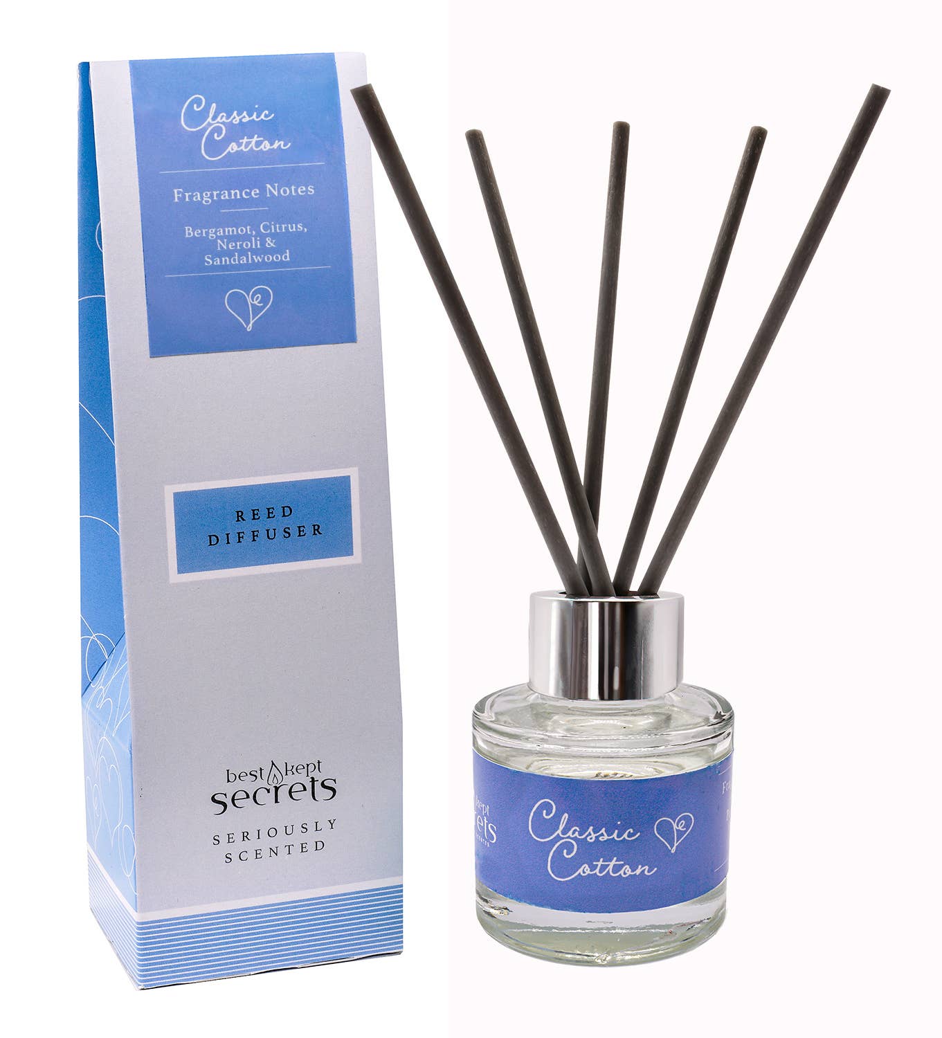 Best Kept Secrets - REED DIFFUSERS – 50ML CLASSIC COTTON