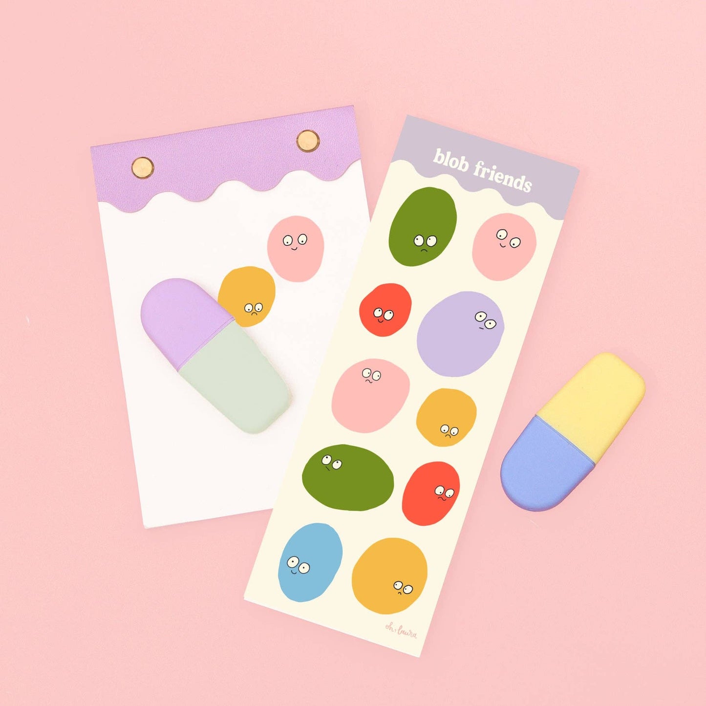 Oh, Laura - Planner Stickers - Blob Friends