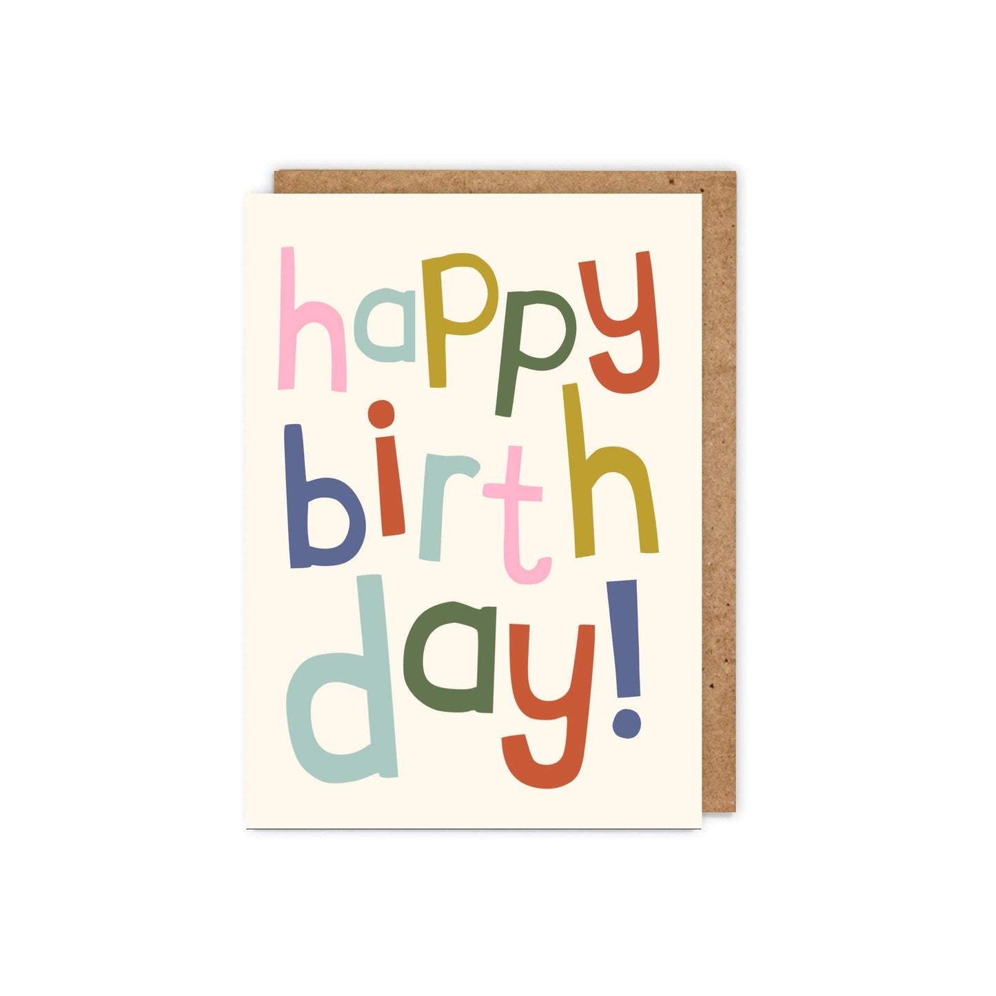 Happy Birthday! - Spot Gloss Typographic Card