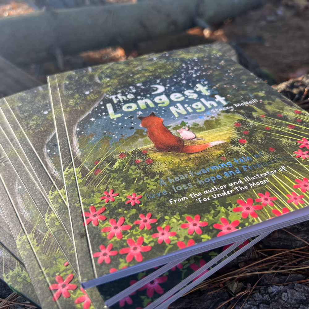 Fox Under The Moon - 'The Longest Night' Paperback Book