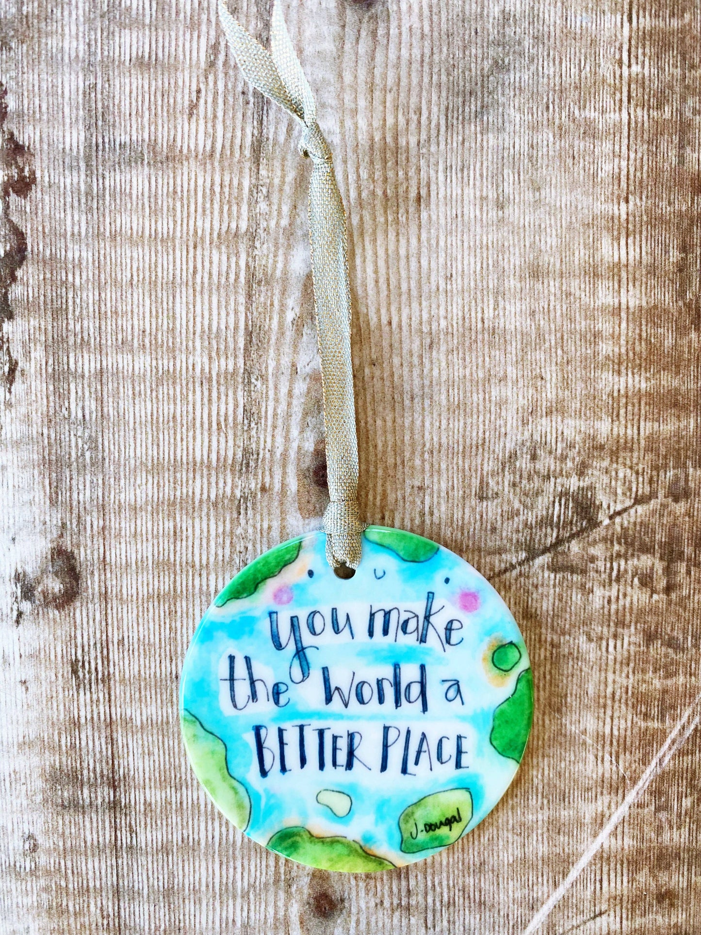 Little Heart - You make the world a better place Ceramic decoration